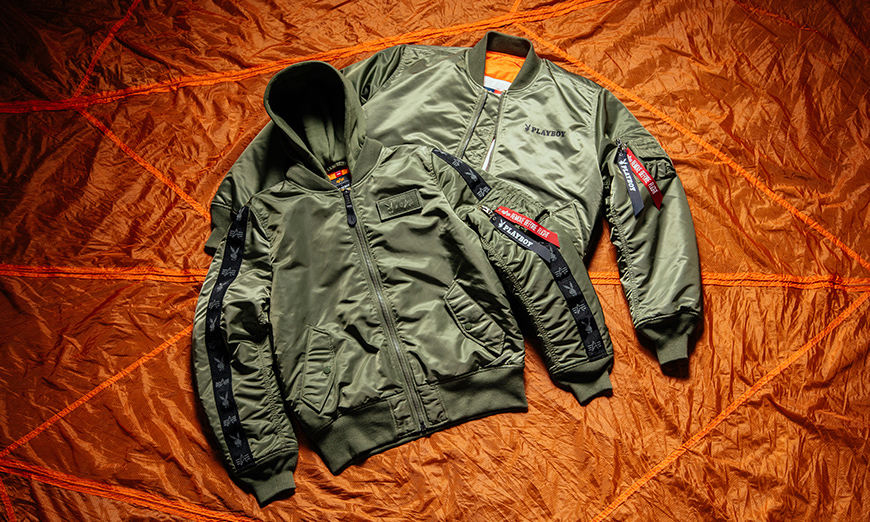 Alpha Industries 联手《PLAYBOY》推出两款 MA-1