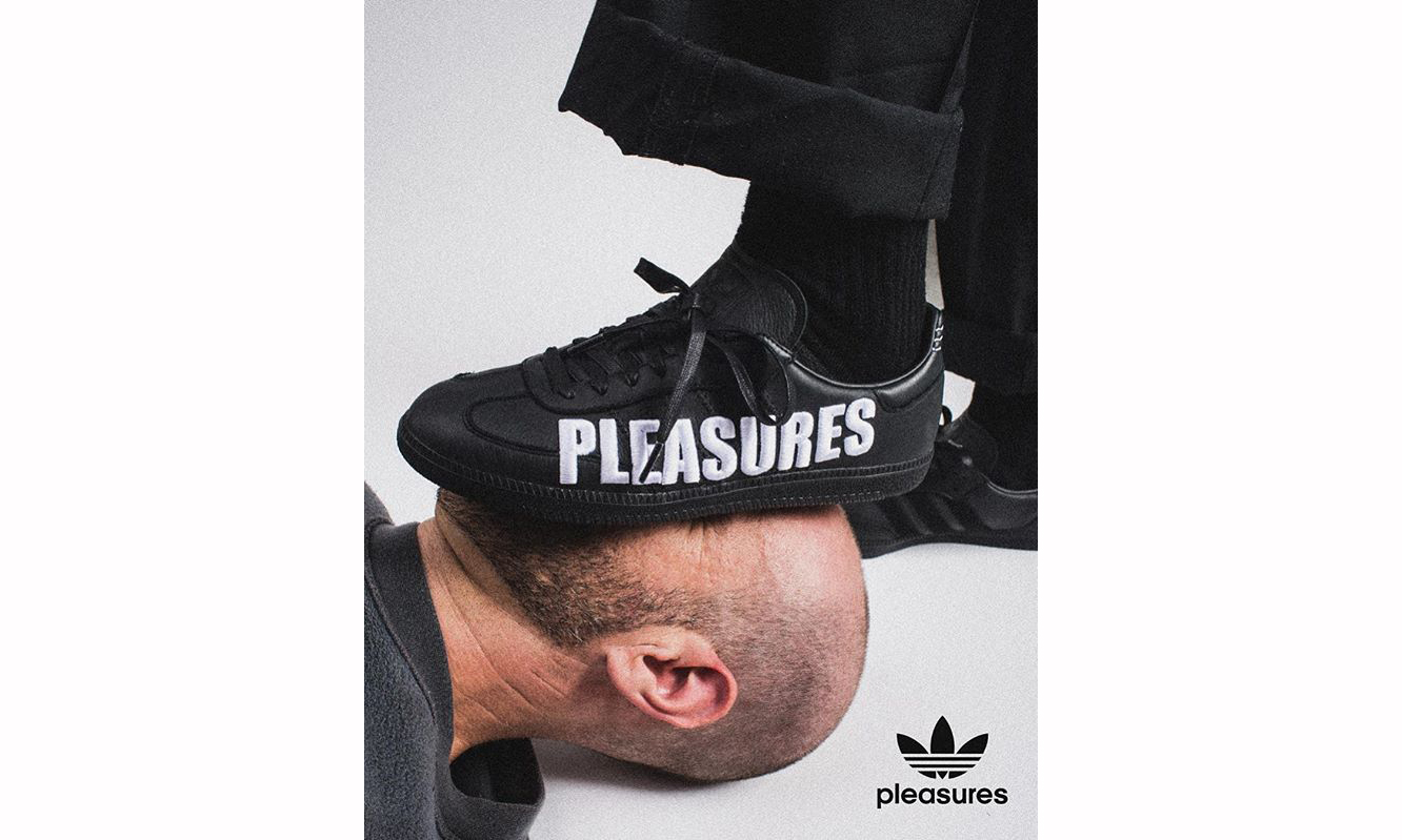 PLEASURES x adidas 发布联乘 Samba 鞋款