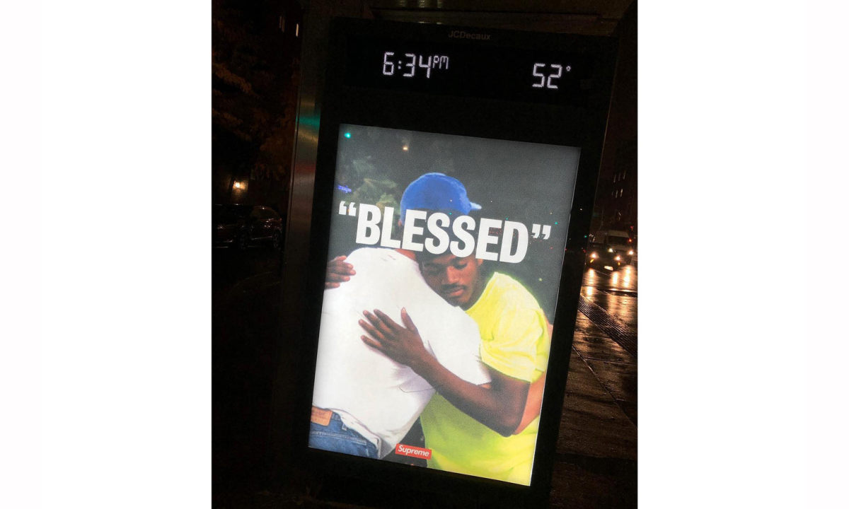 Supreme 全新滑板视频《BLESSED》攻占纽约巴士站广告牌