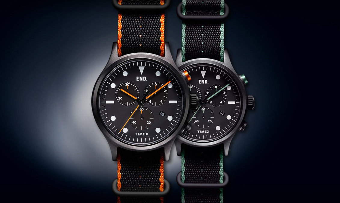 END. x TIMEX 全新军事风格联乘表款即将发售