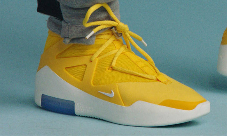 开启色彩之路？Nike Air Fear Of God 1 亮黄配色现身