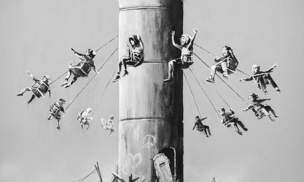 Banksy 为大家送的纪念品，原来是免费主题海报