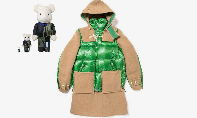 sacai 联手 Gloverall 、MEDICOM TOY 打造 2018 秋冬系列