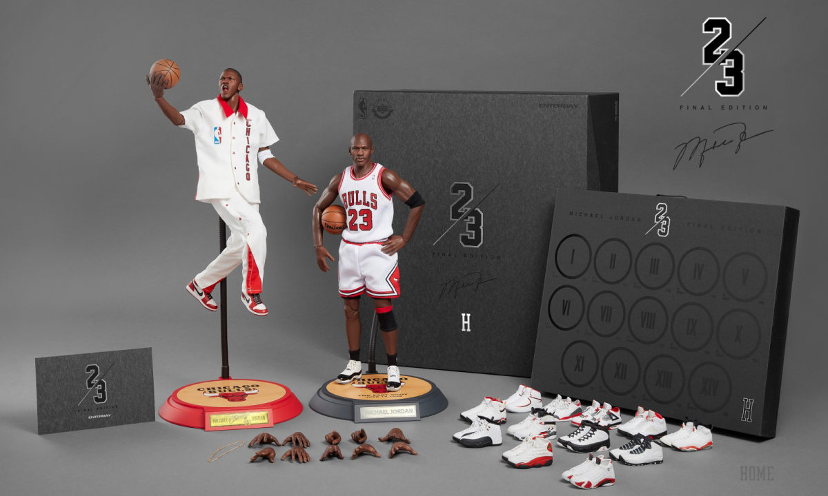 究极豪华套组！ENTERBAY 释出乔丹 “Final Limited Edition” 1/6 限定玩偶