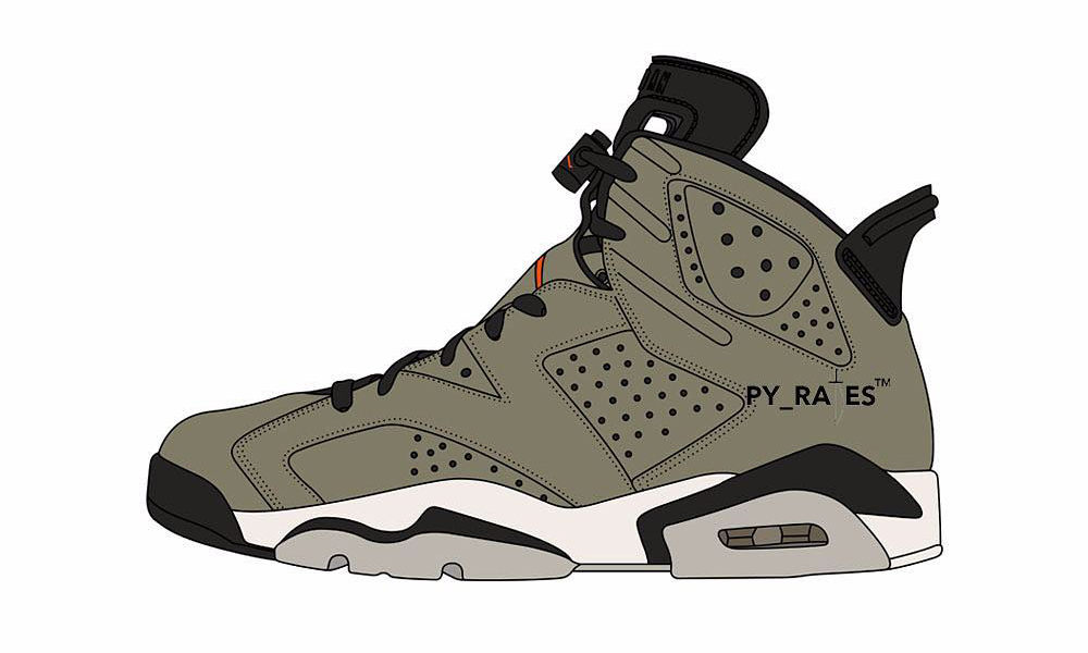 不止 AJ I！2019 年还有 Travis Scott x Air Jordan VI 联名