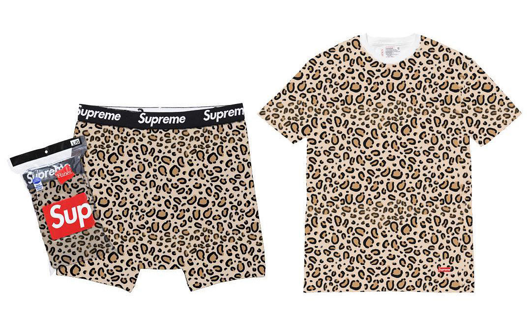 Supreme x Hanes 或将于 2019 年推出豹纹款