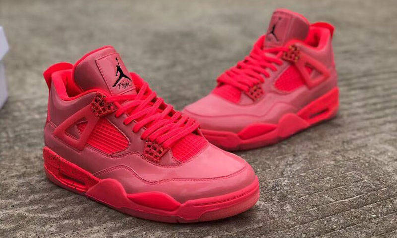 粉色漆皮，Air Jordan IV NRG “Hot Punch” 实物图曝光