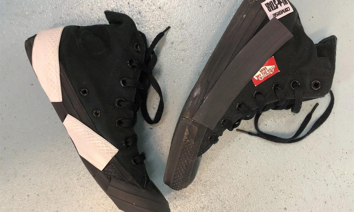见惯了 Vans 的 “Cut and Paste” 系列，来看看这双 CONVERSE 如何