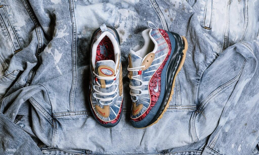 水洗单宁 + 腰果花！Nike Air Max 98 全新配色 “Wild West” 一览
