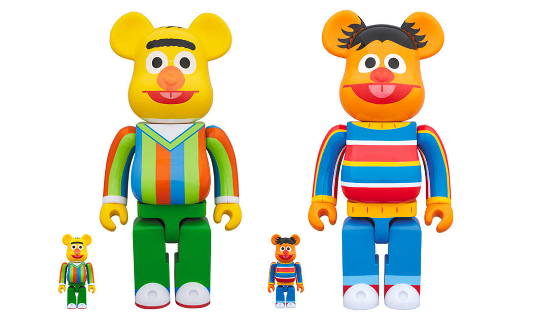 《芝麻街》x MEDICOM TOY 联名 BE@RBRICK 公仔开售