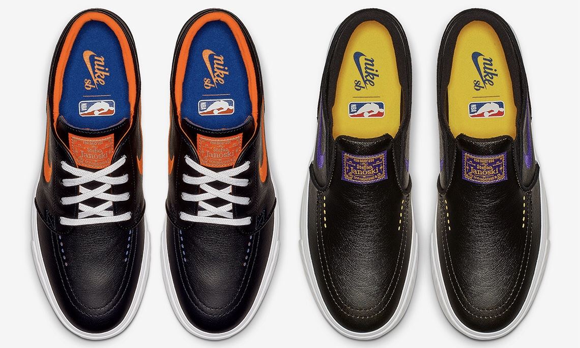 从球队配色出发，NBA x Nike SB 带来新款 Janoski