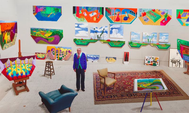 David Hockney 巴黎新展 “New Photographic Drawings”