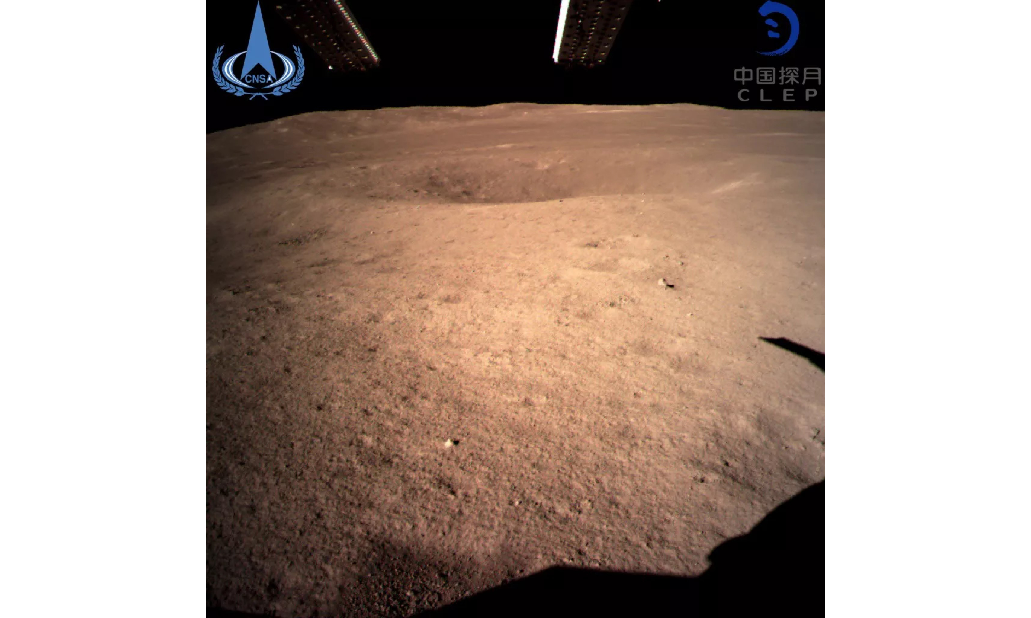中国拍的月球背面照片图片