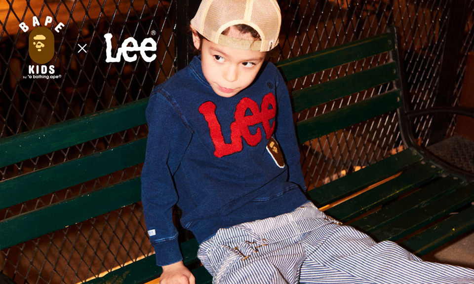 BAPE KIDS® 携手丹宁品牌 Lee 打造儿童系列