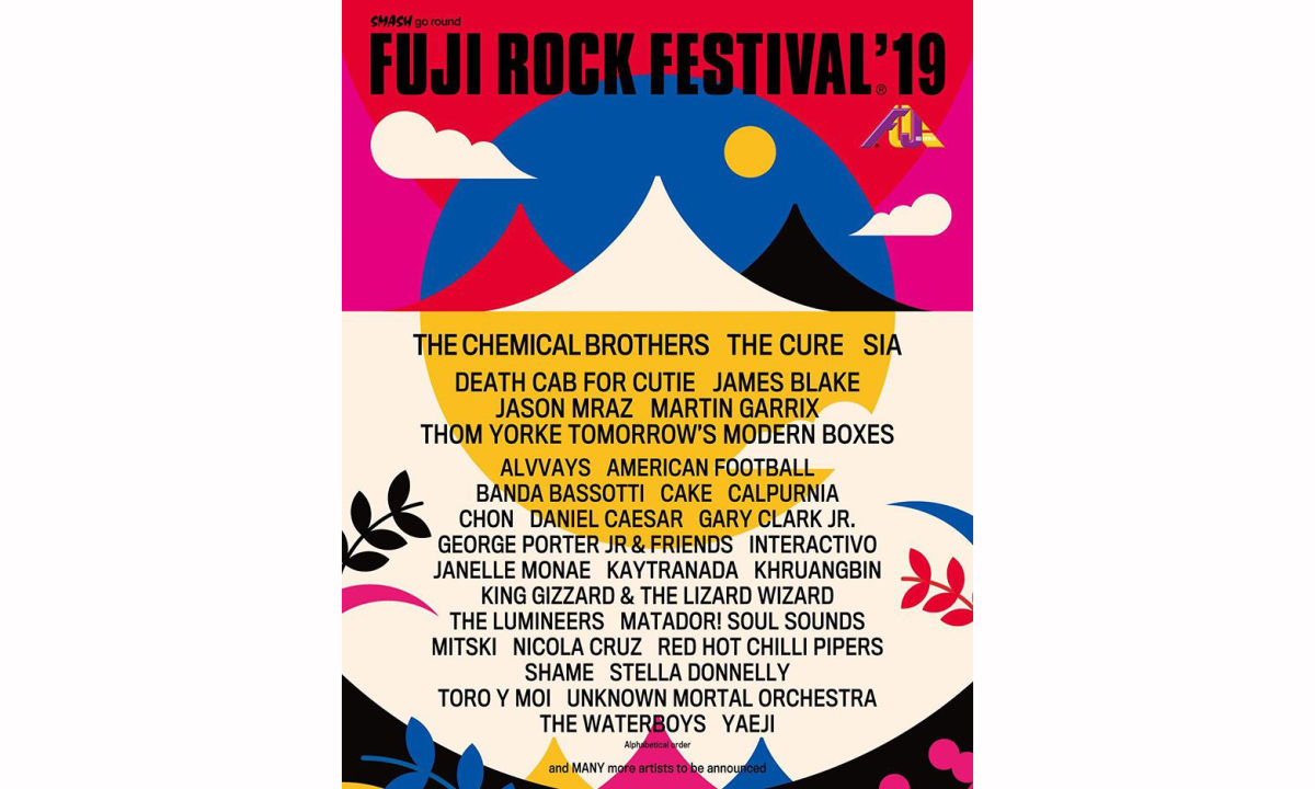 2019 FUJI ROCK 第 1 弹出演音乐人名单释出