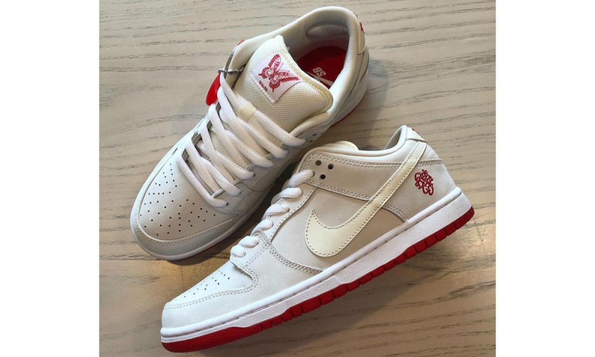 Girls Don’t Cry x Nike SB Dunk Low 白红版本曝光