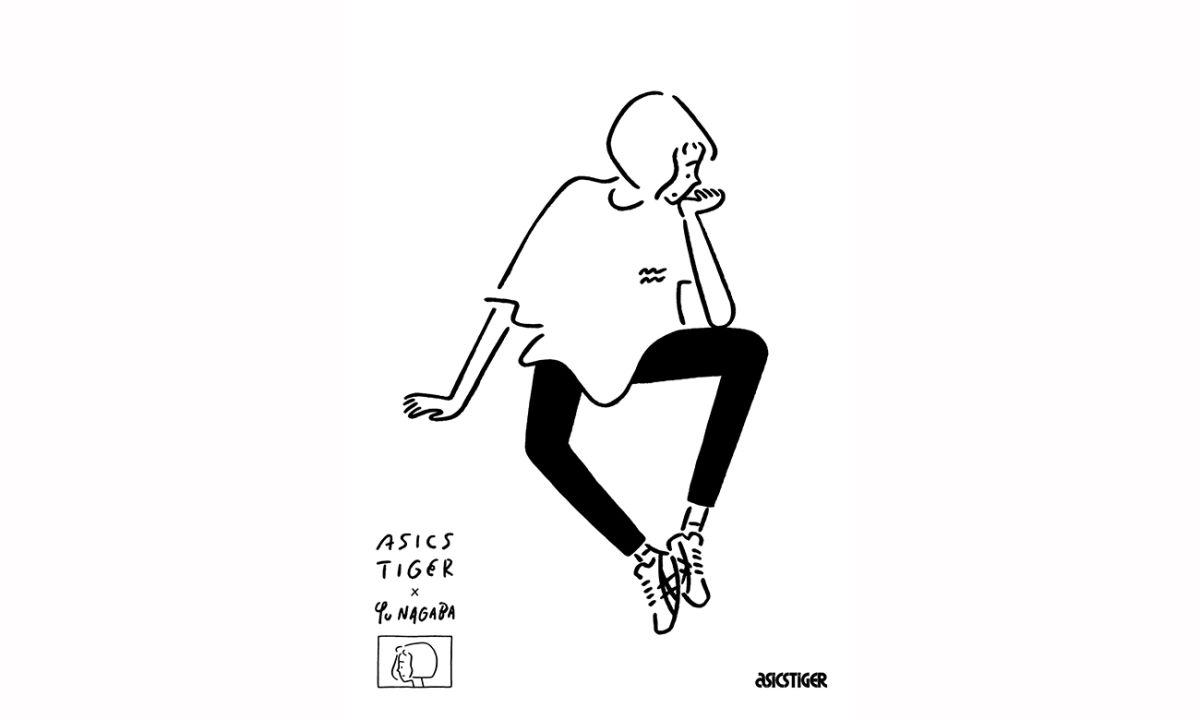 ASICSTIGER SHIBUYA 店庆携手插画家长场雄推出合作系列