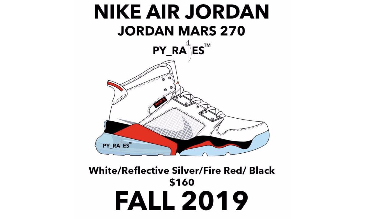 “火星之子” 与 Air Max 270 的结合？抢先预览 Jordan Mars 270