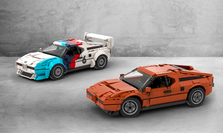 LEGO IDEAS 高度还原 70 年代经典 BMW M1 E26