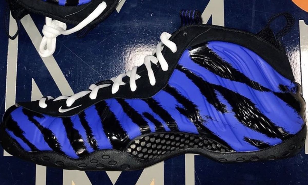蓝色虎纹喷！Nike Air Foamposite One 亲友配色迎来市售