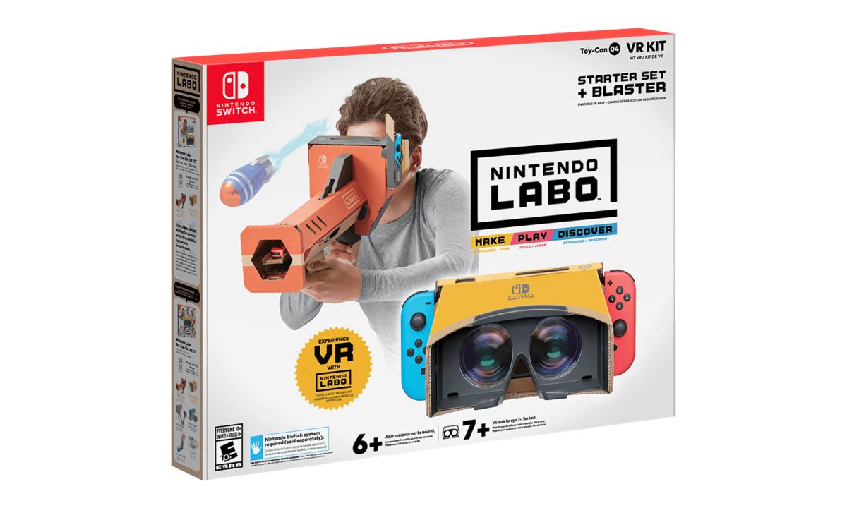 Nintendo 推出可用于 Switch 的 VR 套件