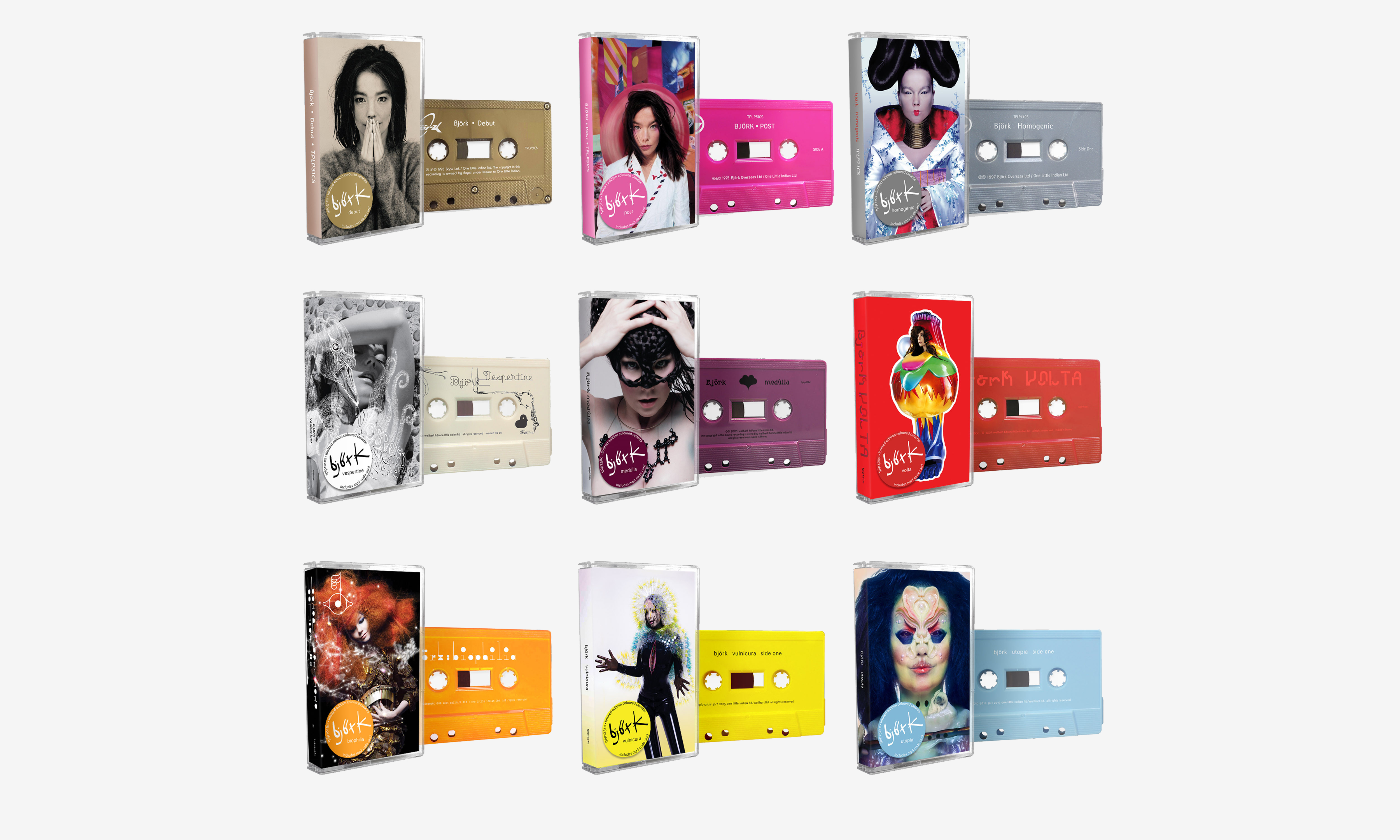 Björk 将限量再版盒式磁带