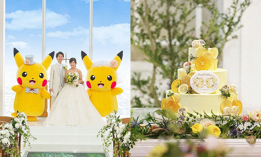 Pokémon官方合作 “皮卡丘主题婚礼企划” 开始预约