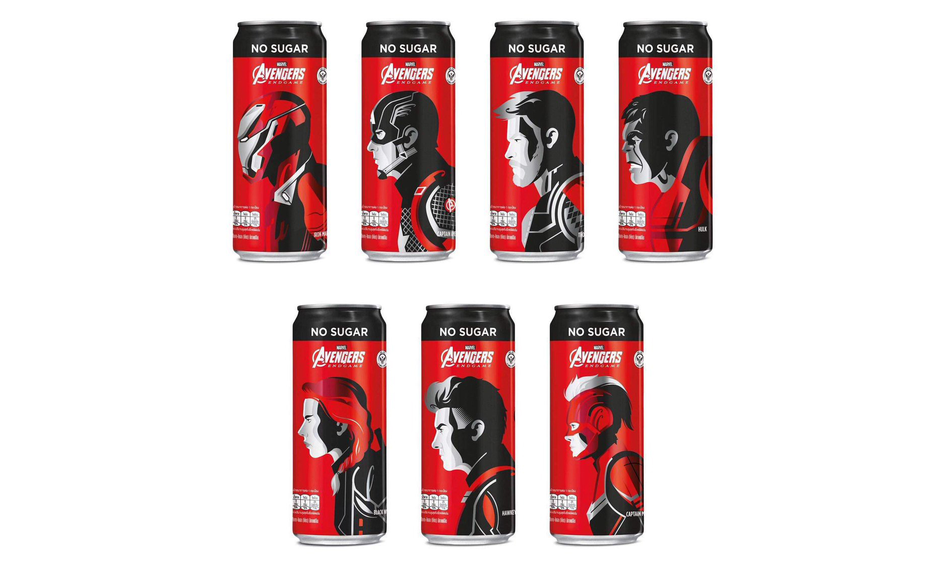 《复仇者联盟 4：终局之战》限定可口可乐罐设计曝光
