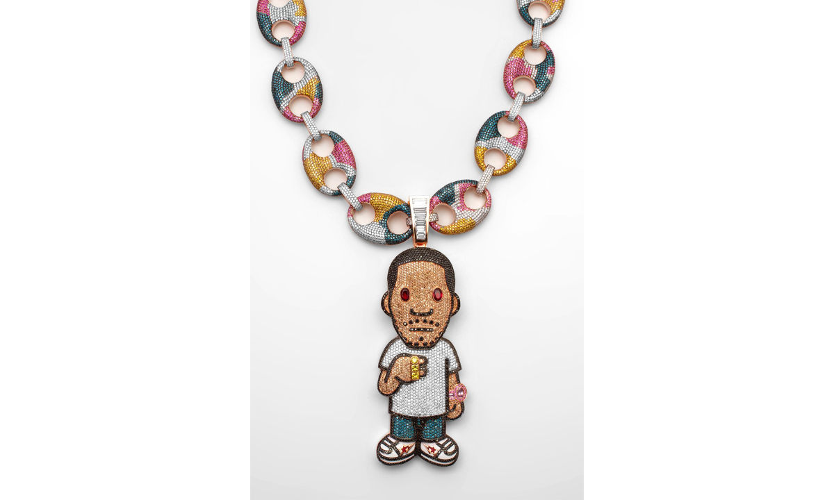 Ben Baller 以 Kid Cudi 最爱的 BAPE 为灵感打造定制版项链