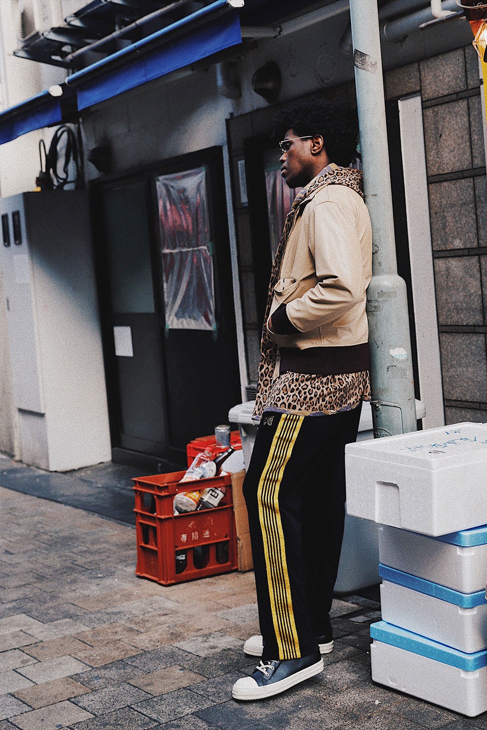 NEEDLES × NUBIAN TRACK PANTS