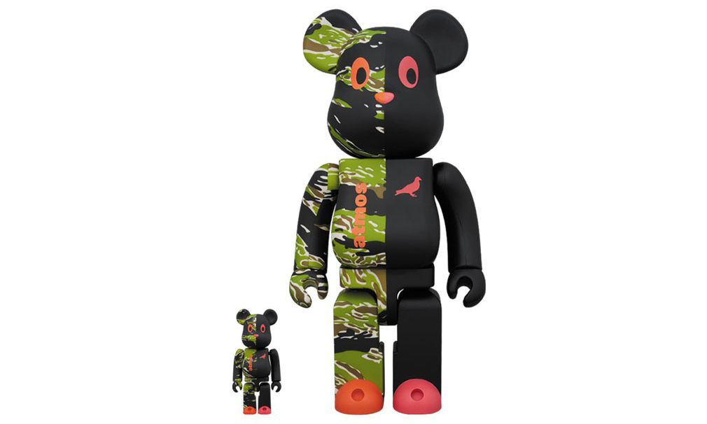 MEDICOM TOY 促成 Staple Pigeon 与 atmos 打造 BE@RBRICK 混合体