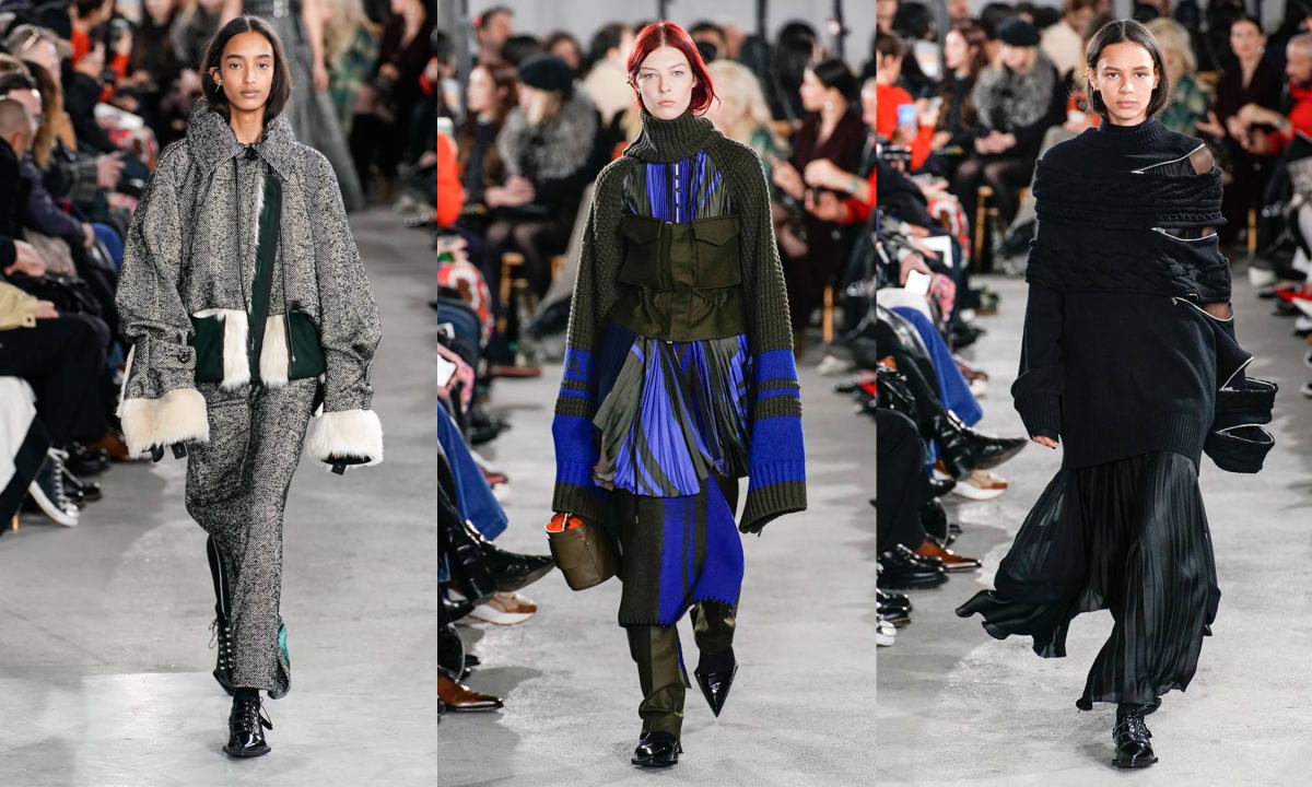 sacai 19 秋冬系列秀场回顾