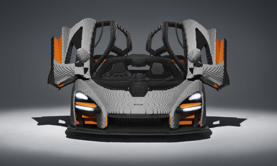 能开的 LEGO，467,854 块积木拼出 1:1 McLaren Senna