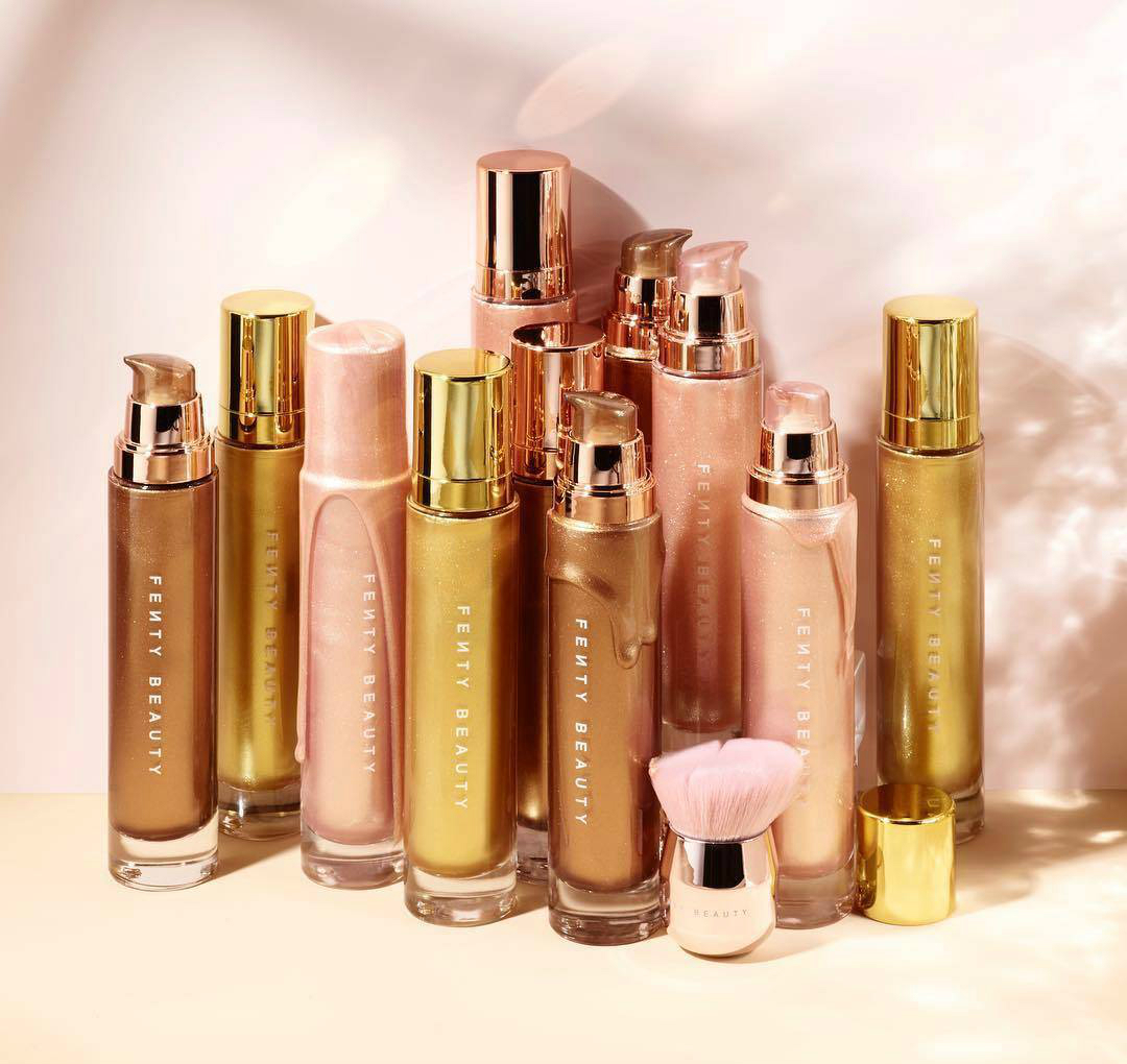 Rihanna 为Fenty Beauty 新品身体高光拍摄写真及宣传片– NOWRE现客