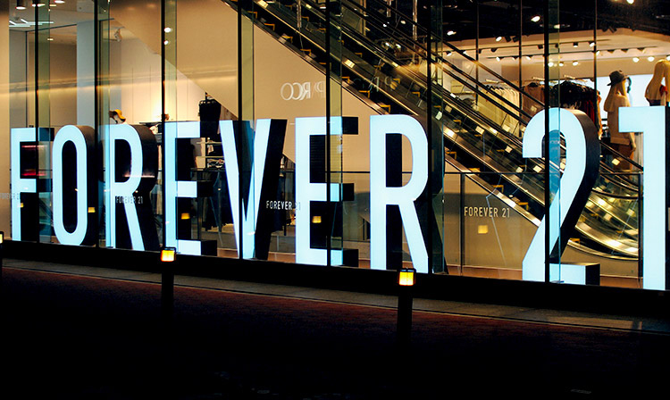 及时止损，Forever 21 宣布全面退出台湾市场