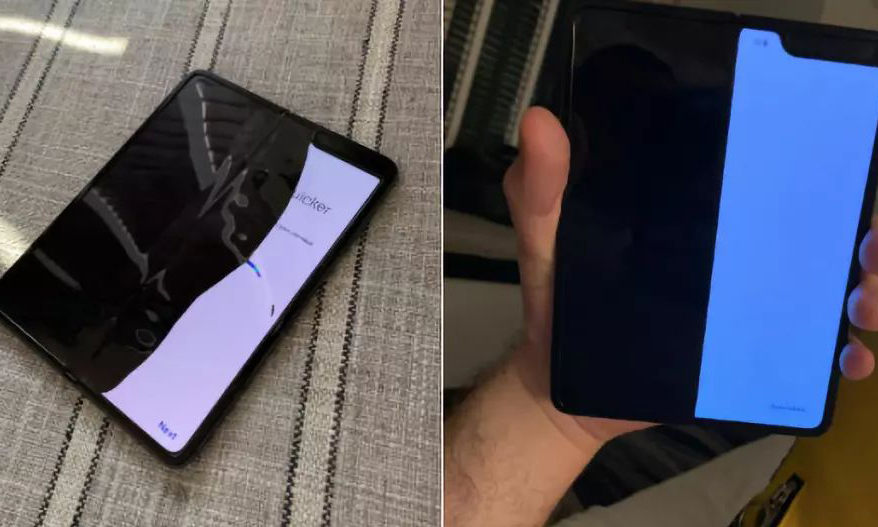 出师不利，Galaxy Fold 折叠屏手机使用两天即出现坏屏