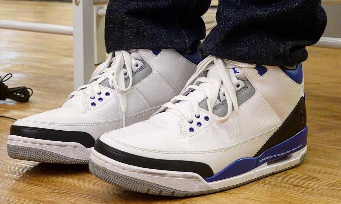 藤原浩曝光 fragment design x Air Jordan III Sample 设计