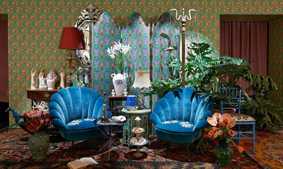 Gucci 全新限时家具店于米兰华丽开张