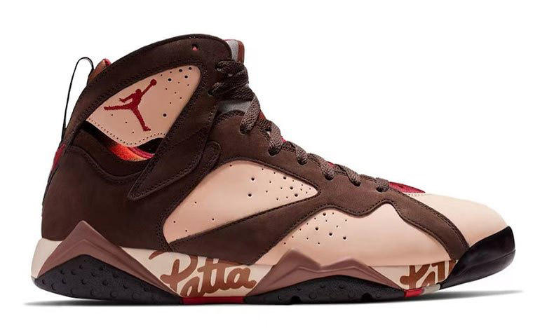 醒目 logo 加持，Patta x Air Jordan VII 预览照释出