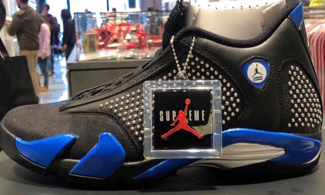 Supreme x Air Jordan XIV 第二配色谍照现身