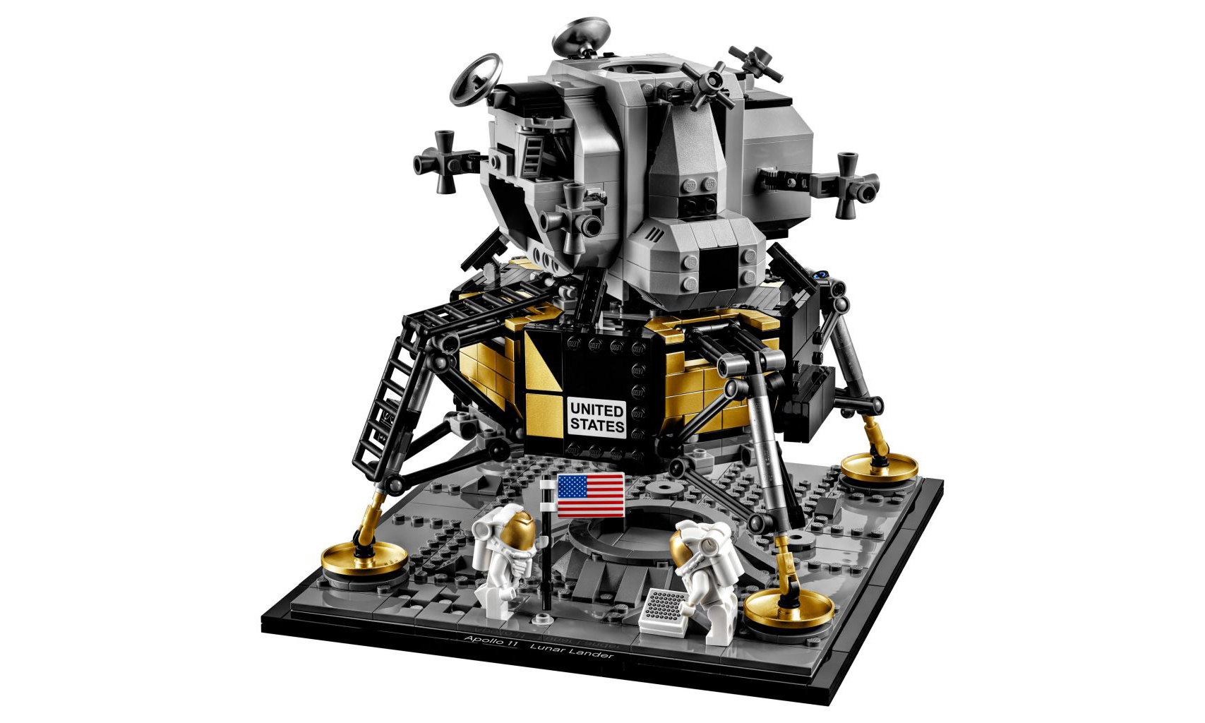 庆祝人类登月 50 周年，LEGO 推出 NASA 阿波罗 11 号模型组