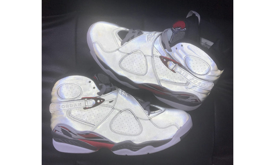 夜空中最亮的鞋，Air Jordan VIII 全反光配色曝光