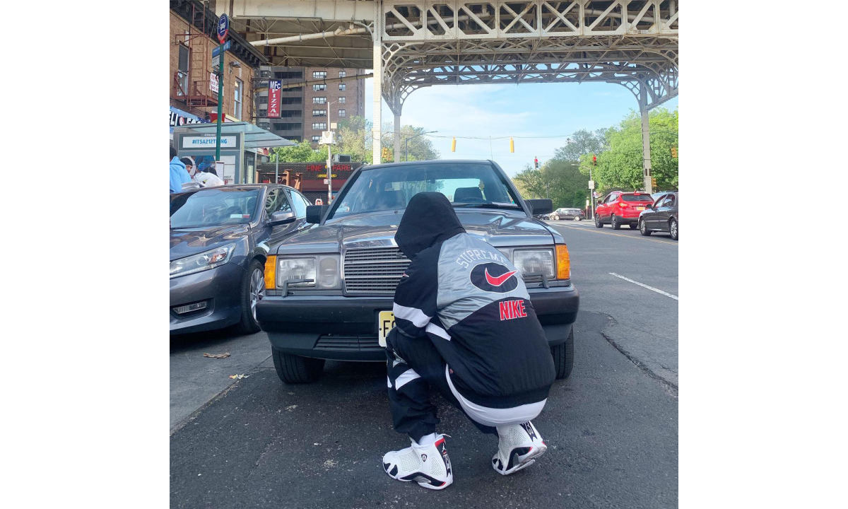 实物效果感人，Supreme x Air Jordan XIV 上脚图曝光