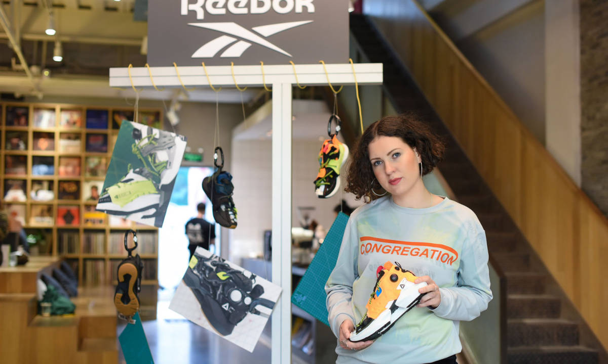 艺术家 Helen Kirkum 空降上海带来独一无二的 Reebok Fury 改造