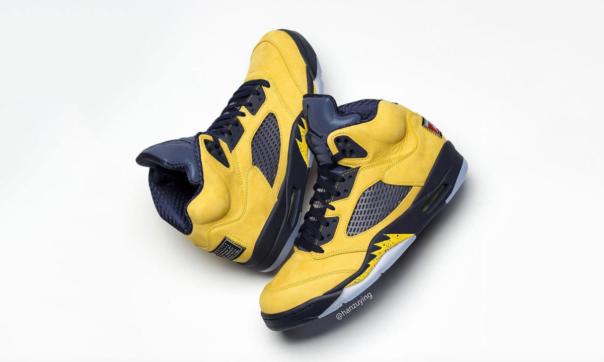 密歇根大学 PE 市售版，Air Jordan V SP “Inspire” 即将发售
