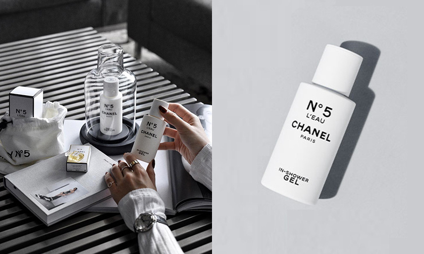 Chanel 推出经典 No.5 L’EAU 沐浴系列