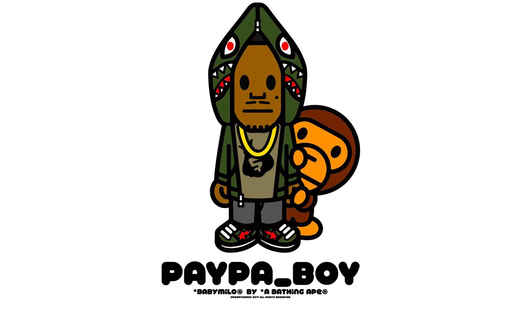 网络红人 Paypa_Boy 要与 BAPE® 官方推出合作了？