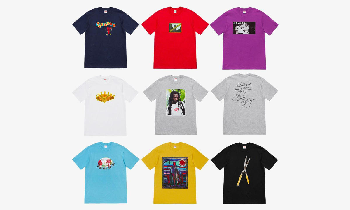 总共 8 款，Supreme Summer Tee 系列释出