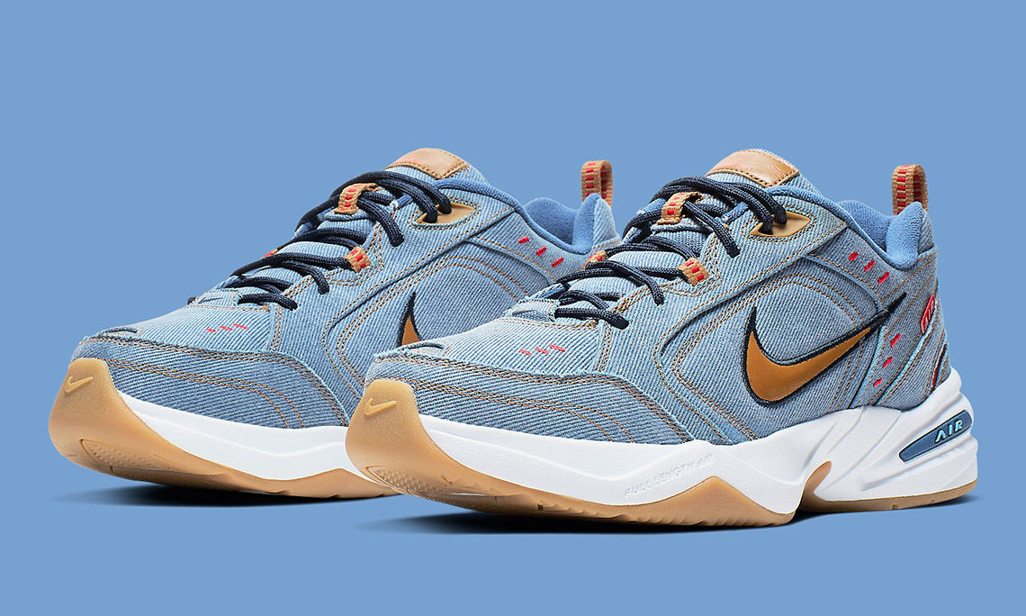 Nike 为父亲节推出丹宁配色 Air Monarch IV PRM