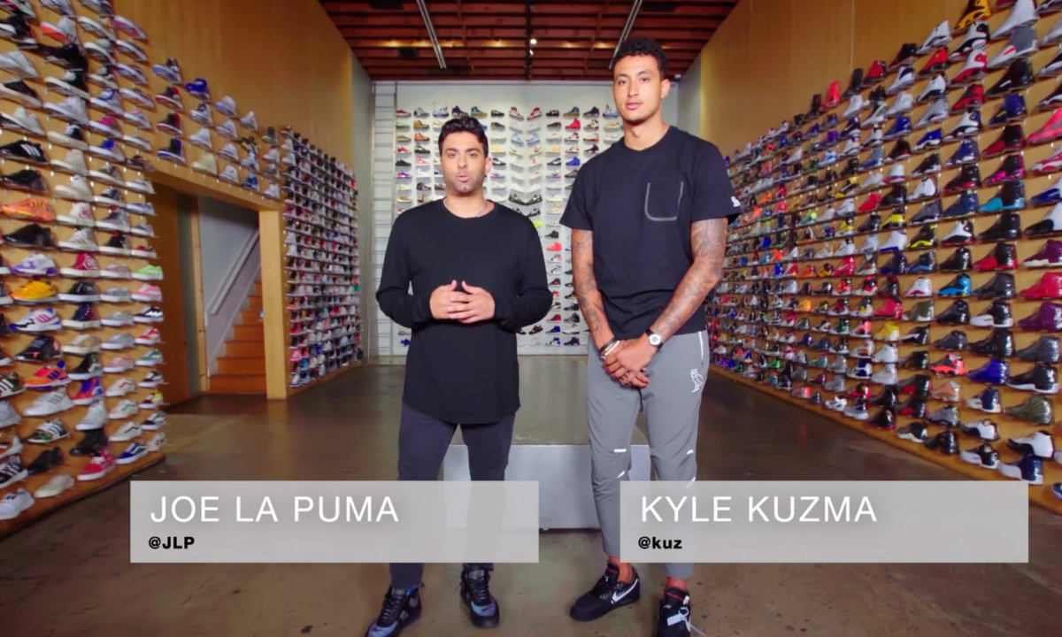 凯尔·库兹马做客本季最后一期《Sneaker Shopping》节目